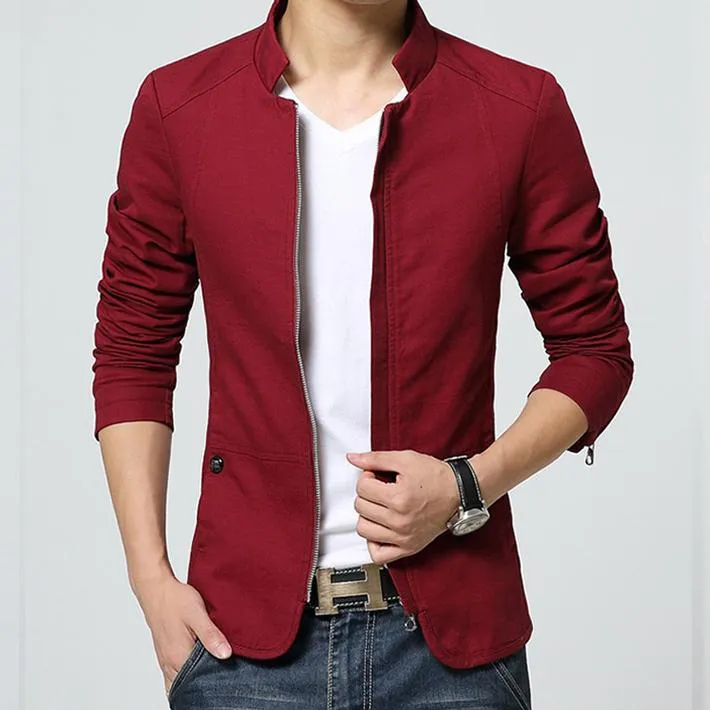 Men's Fashion Turn-Down Collar Blazer/Coat Up To 3XL