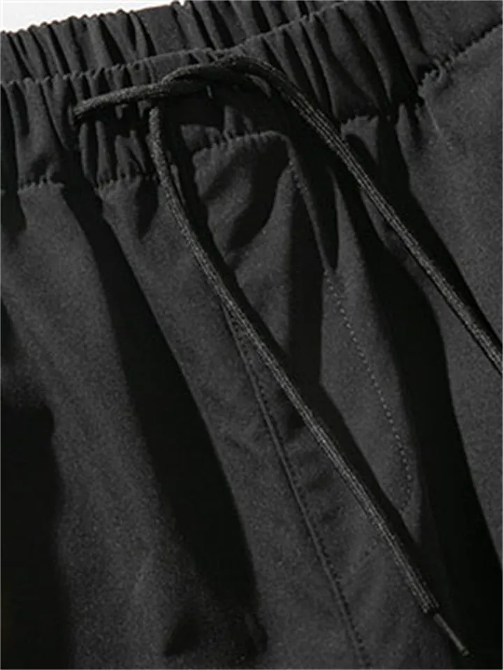 Men's Fashionable Plus Size Cargo Pants with Multi Pockets