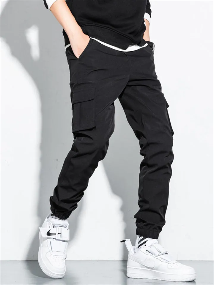 Men's Fashionable Plus Size Cargo Pants with Multi Pockets