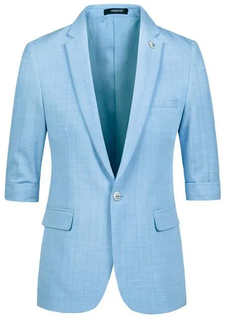 Men's Short Sleeve Designer Blazer