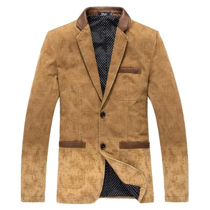 Men's Single Breasted Blazer Up To 3XL