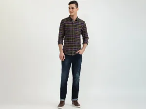 Mens Slim Fit Check Shirt