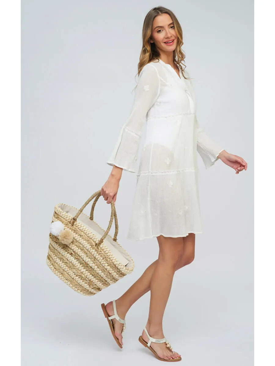 Mercedes Coverup In White