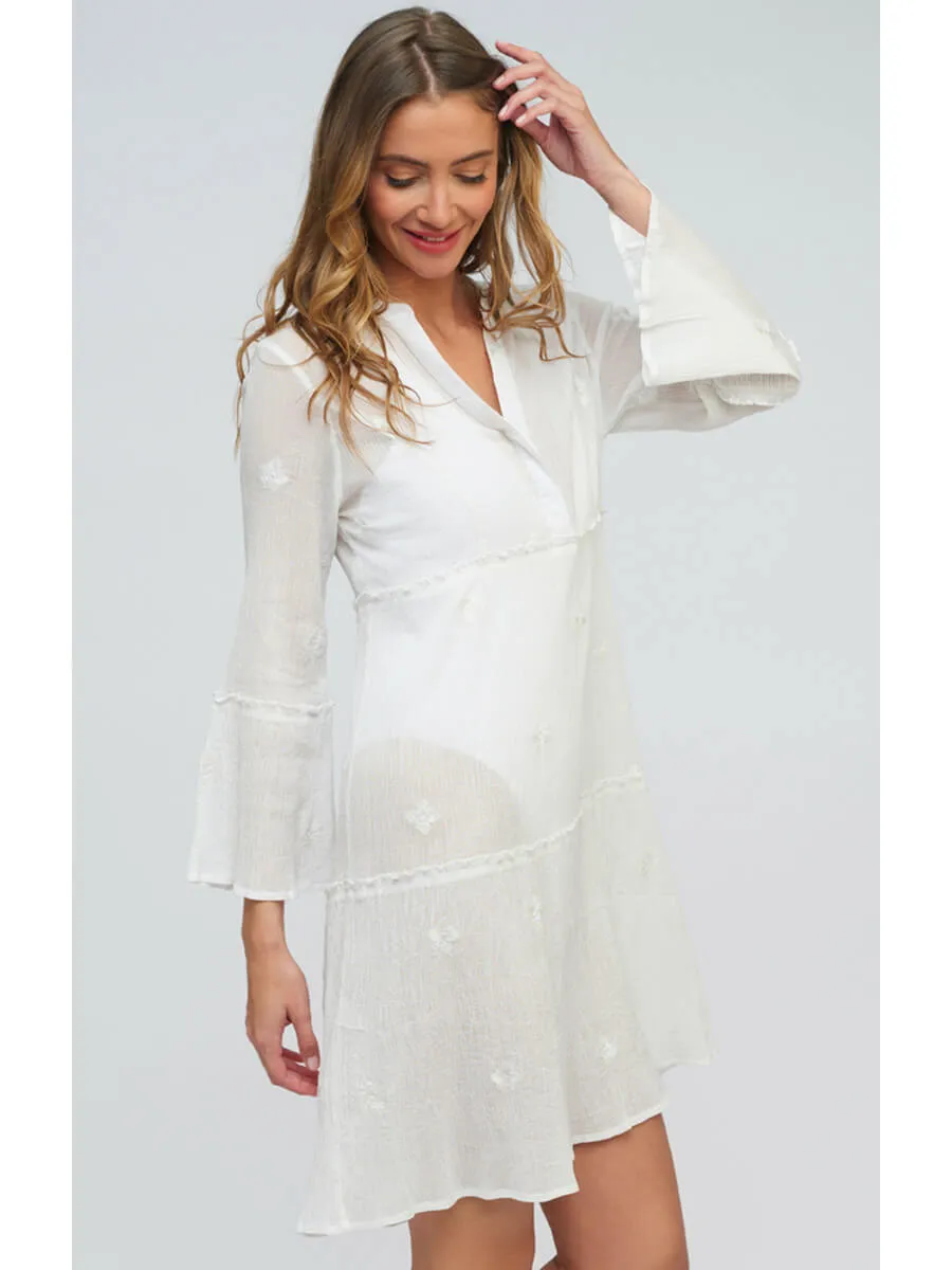 Mercedes Coverup In White