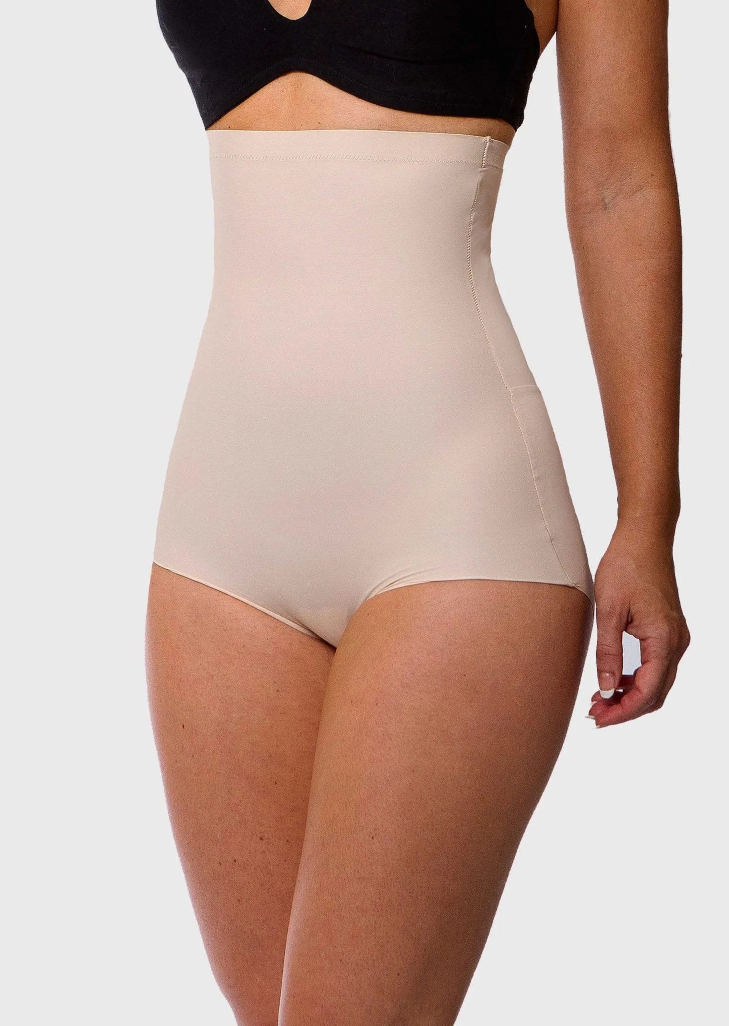 Microfiber Seamless High Waisted Brief