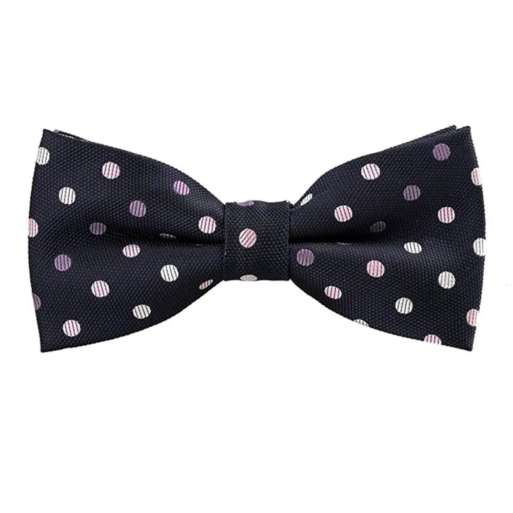 Midnight Purple Polka Dots Bow Tie - [2017 Spring]