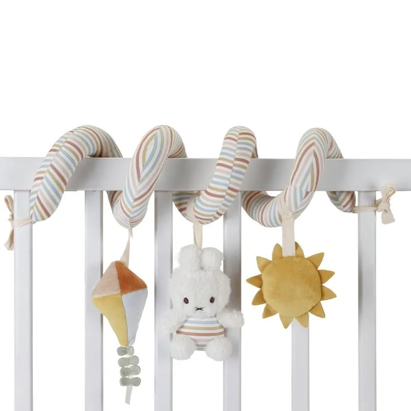 Miffy Vintage Sunny stripes Activity Spiral by Little Dutch