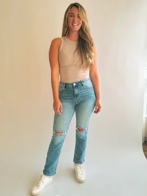 Mila Ankle Straight Leg Jeans