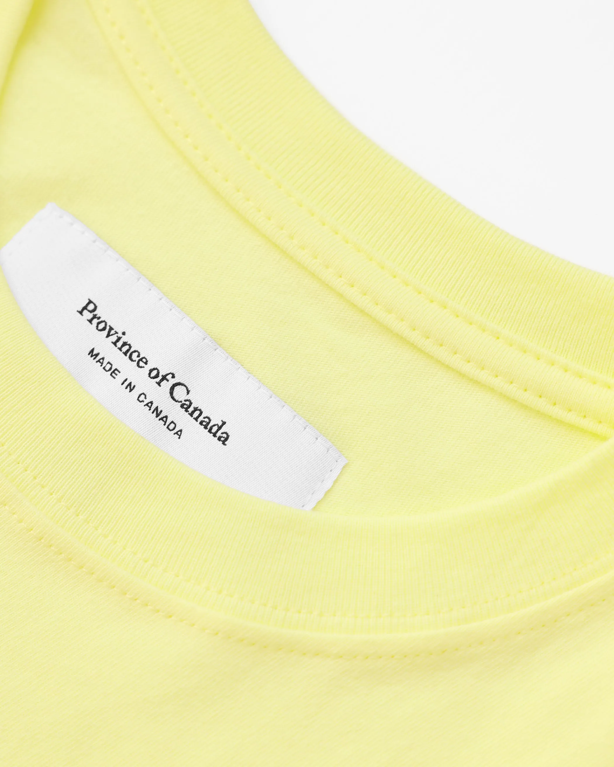 Monday Long Sleeve Crop Top Lemon