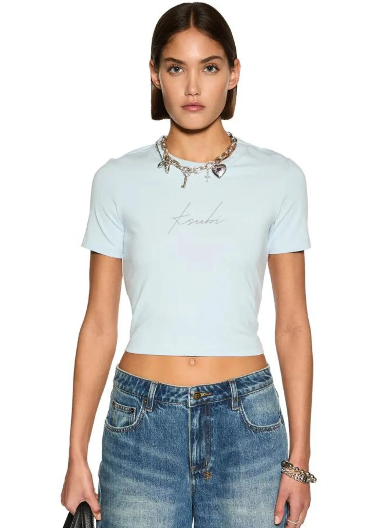 Monkier Baby Tee Sky
