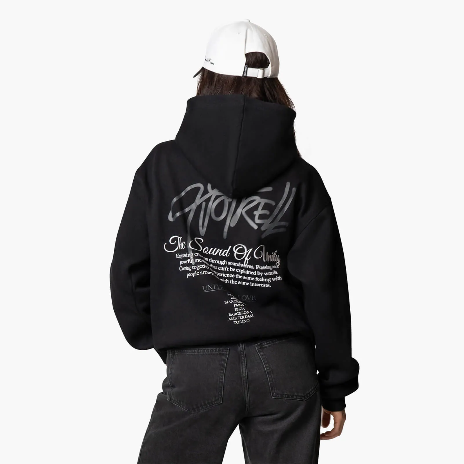 MONTEREY UNITY HOODIE | BLACK/ANTHRACITE
