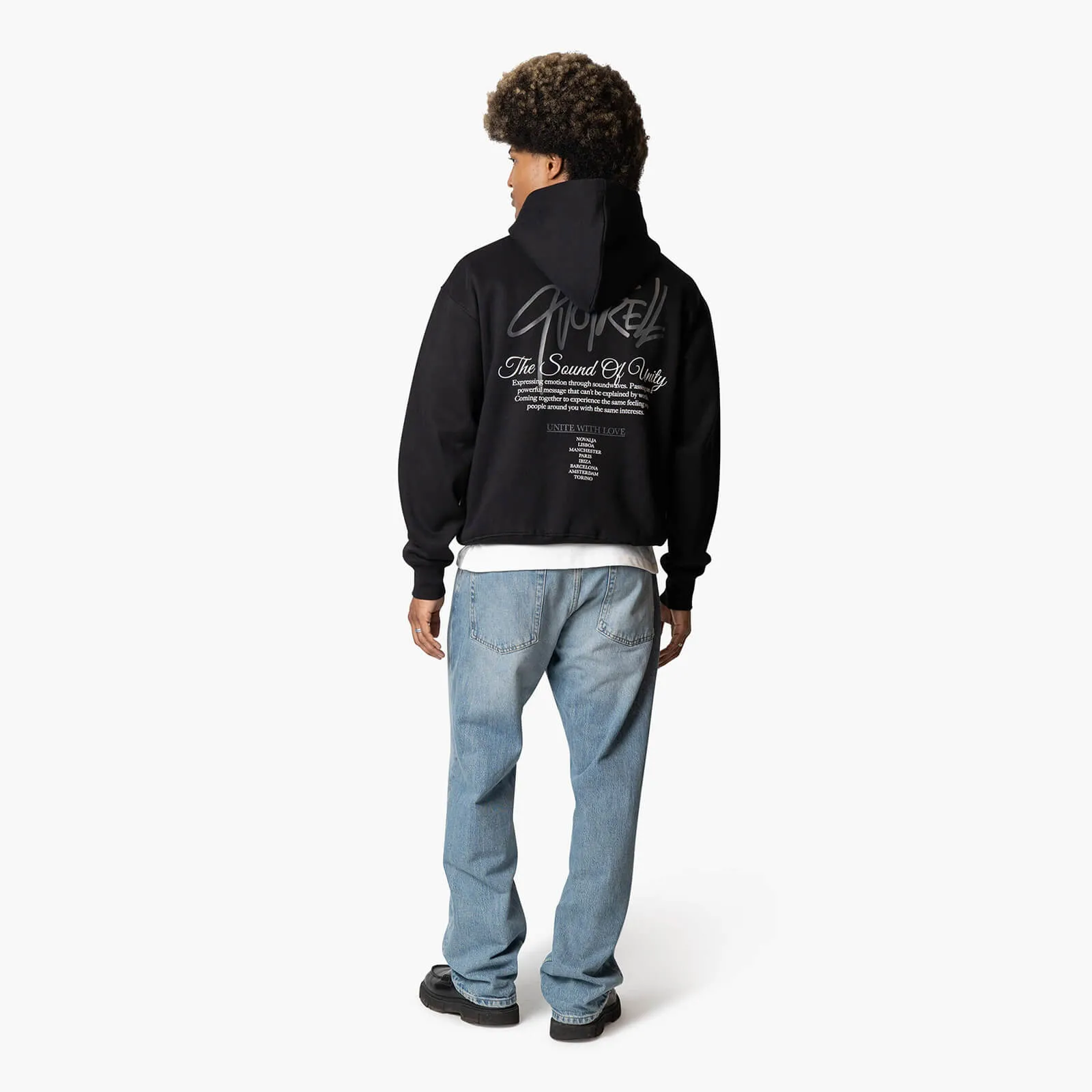 MONTEREY UNITY HOODIE | BLACK/ANTHRACITE