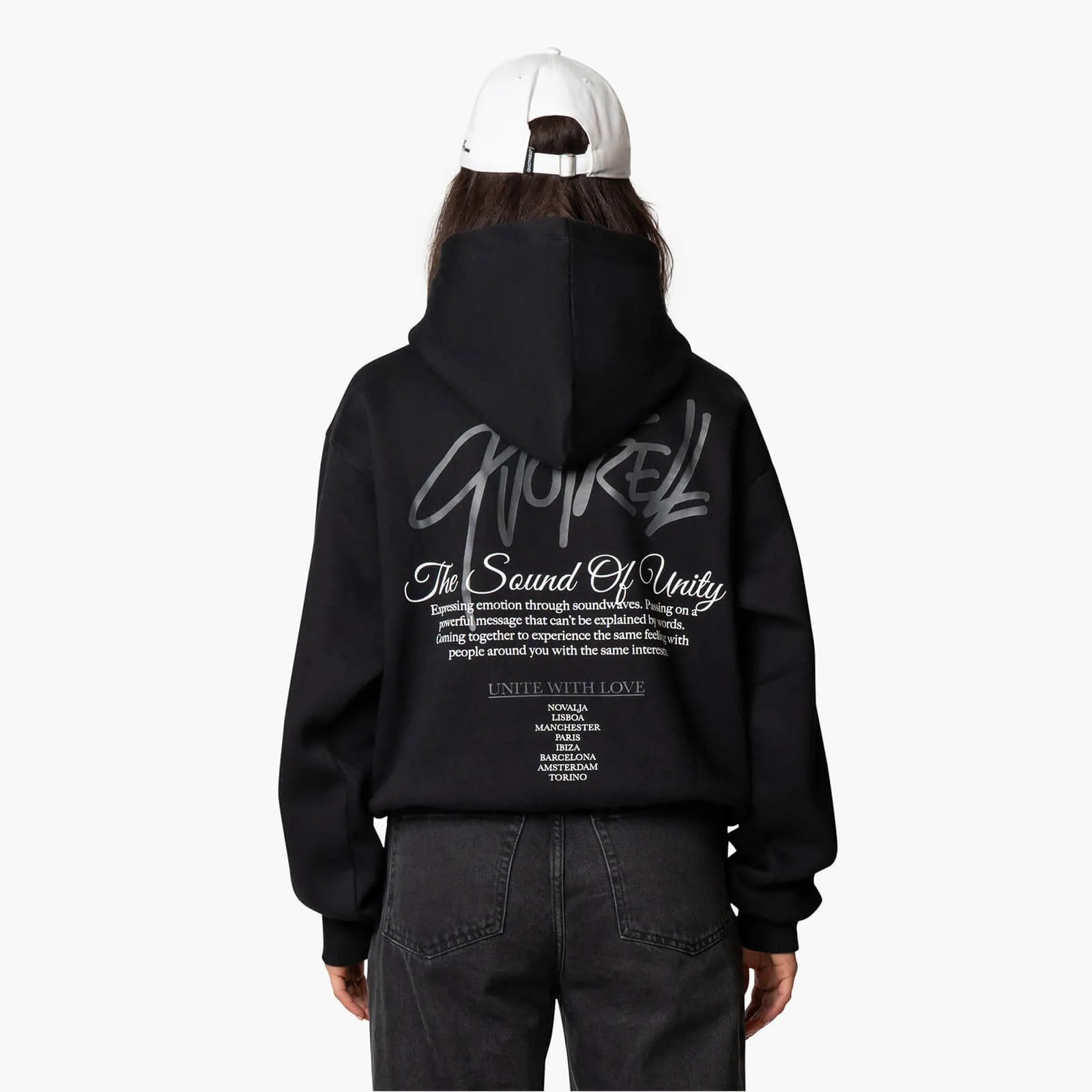 MONTEREY UNITY HOODIE | BLACK/ANTHRACITE