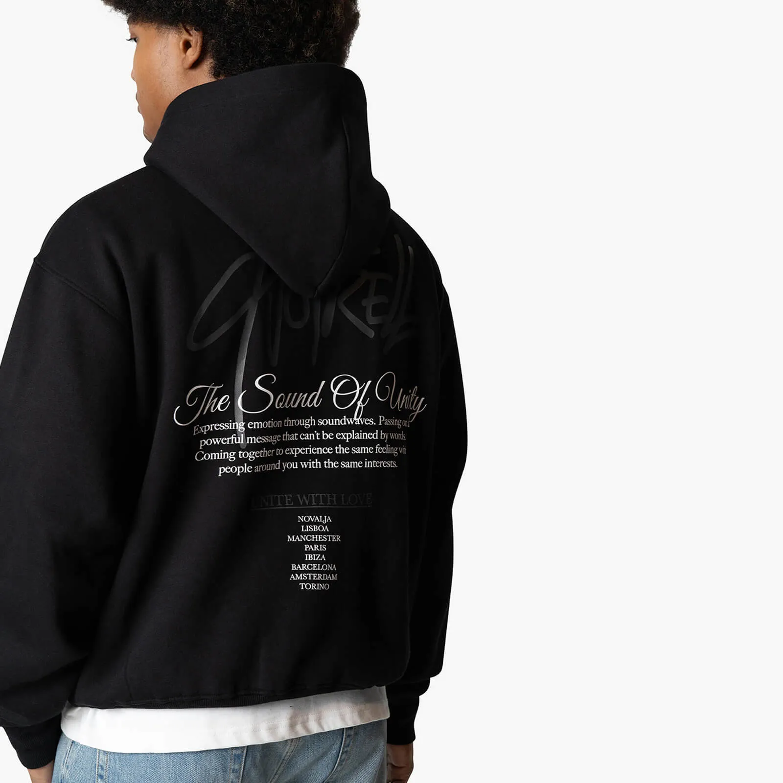 MONTEREY UNITY HOODIE | BLACK/ANTHRACITE