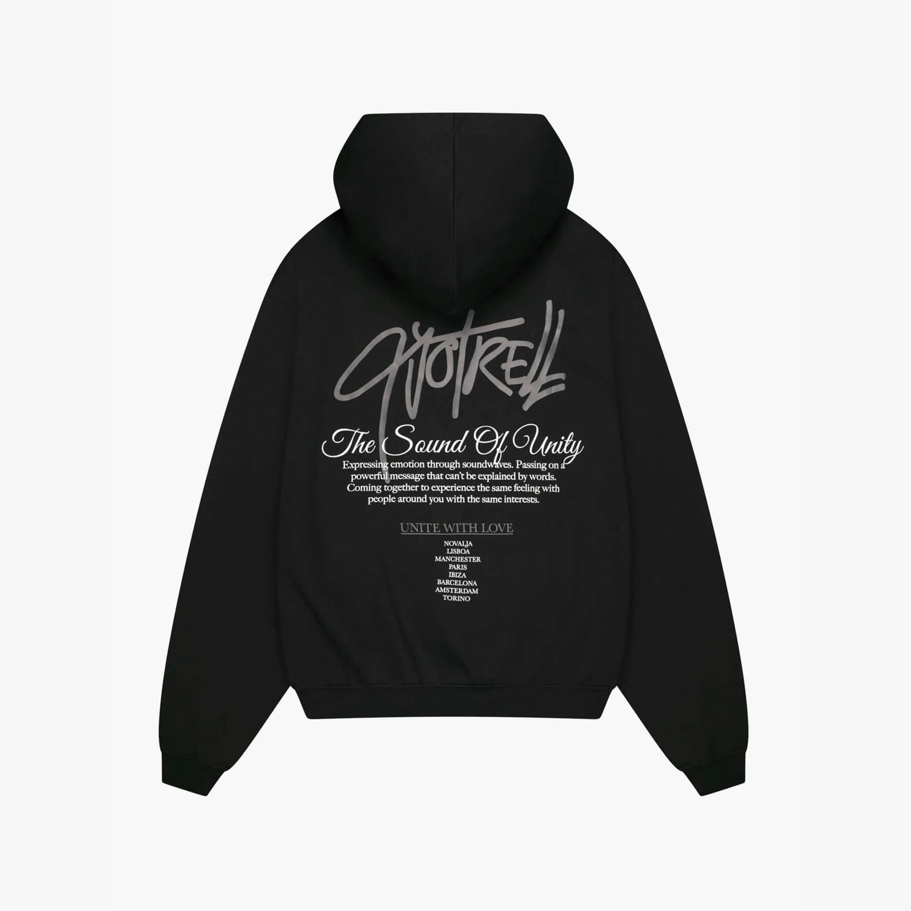 MONTEREY UNITY HOODIE | BLACK/ANTHRACITE