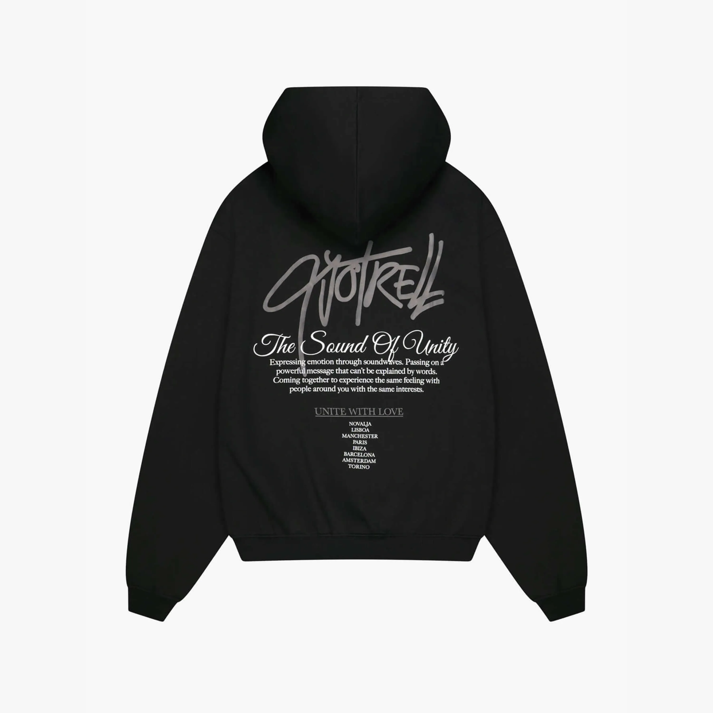 MONTEREY UNITY HOODIE | BLACK/ANTHRACITE