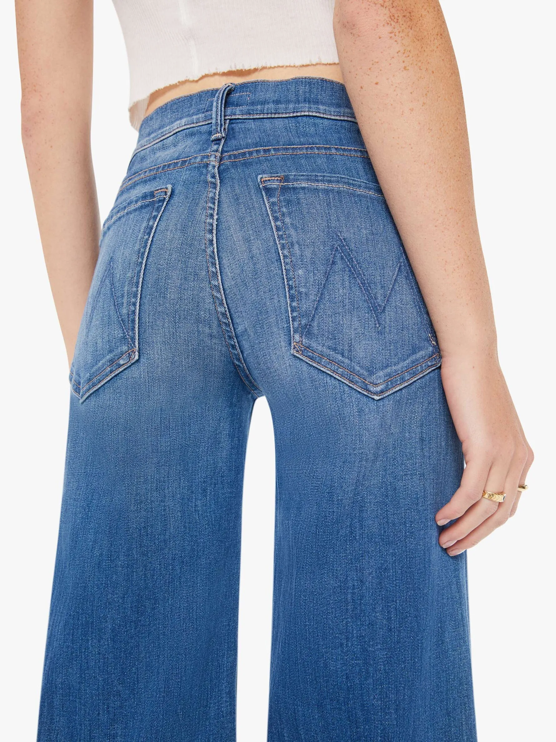 MOTHER Down Low Twister Ankle Jean