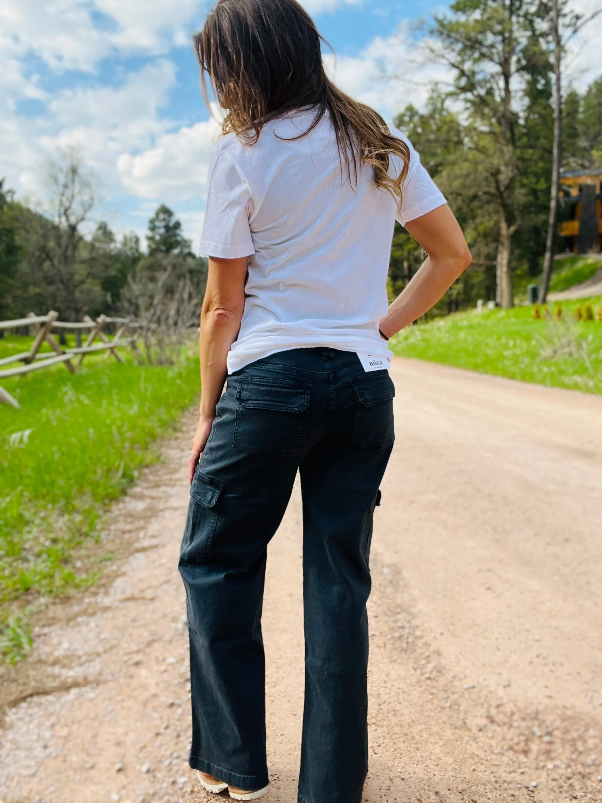 MR Navy Cargo Wide Leg