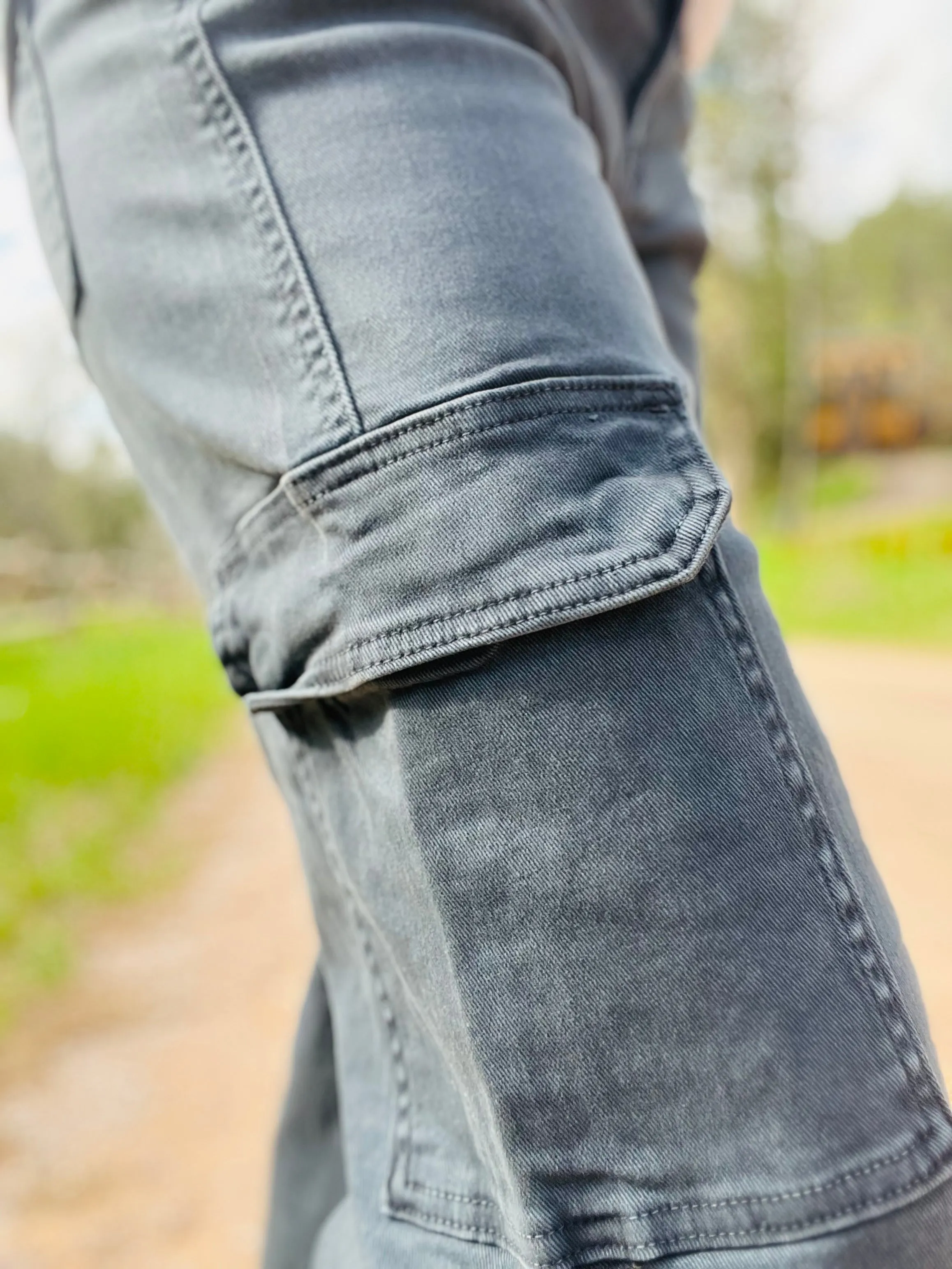 MR Navy Cargo Wide Leg