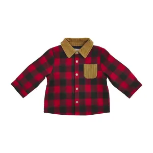 Mud Pie Kids Buffalo Check Corduroy Shacket