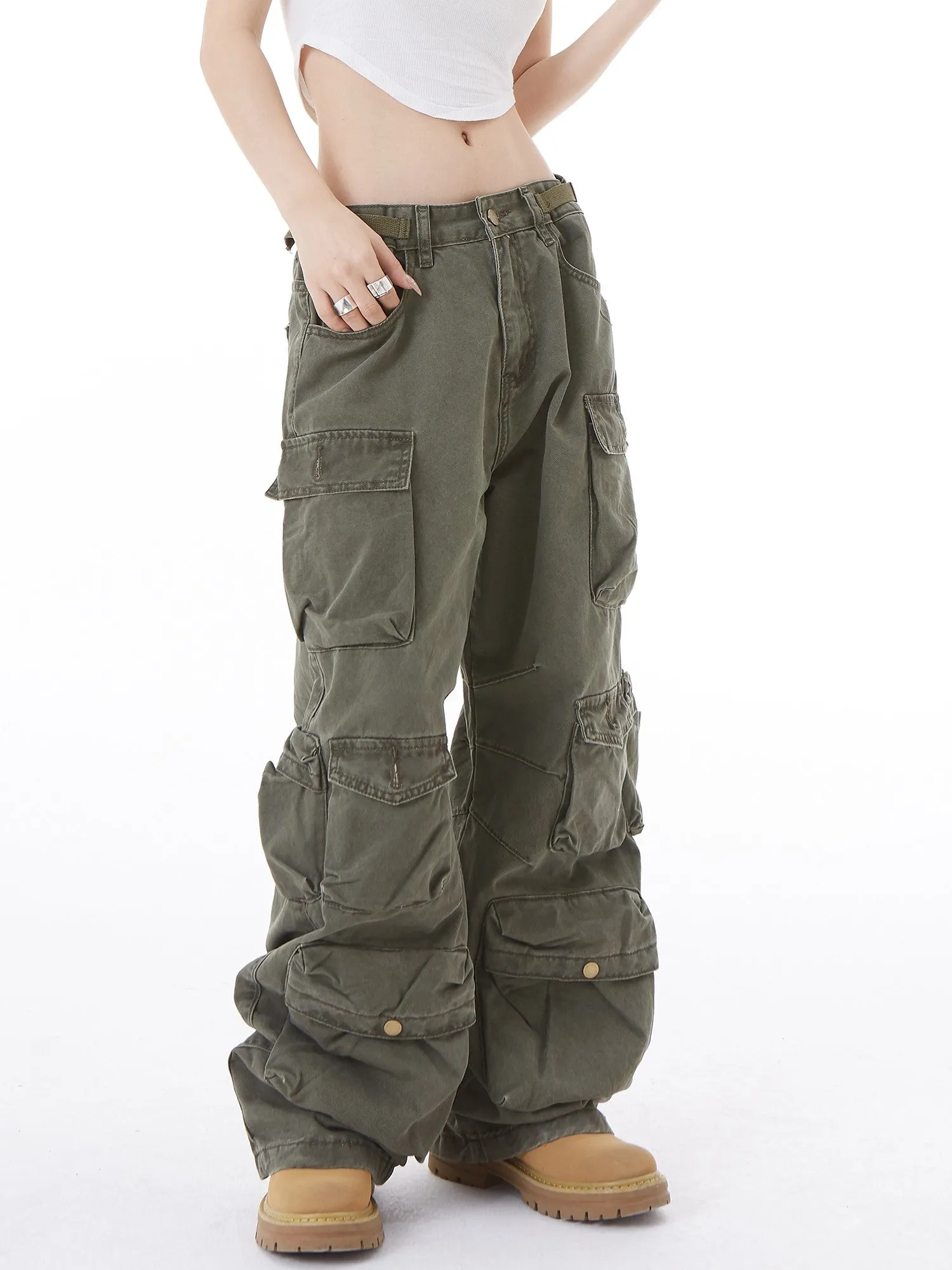 Multi Pocket Cargo Pants