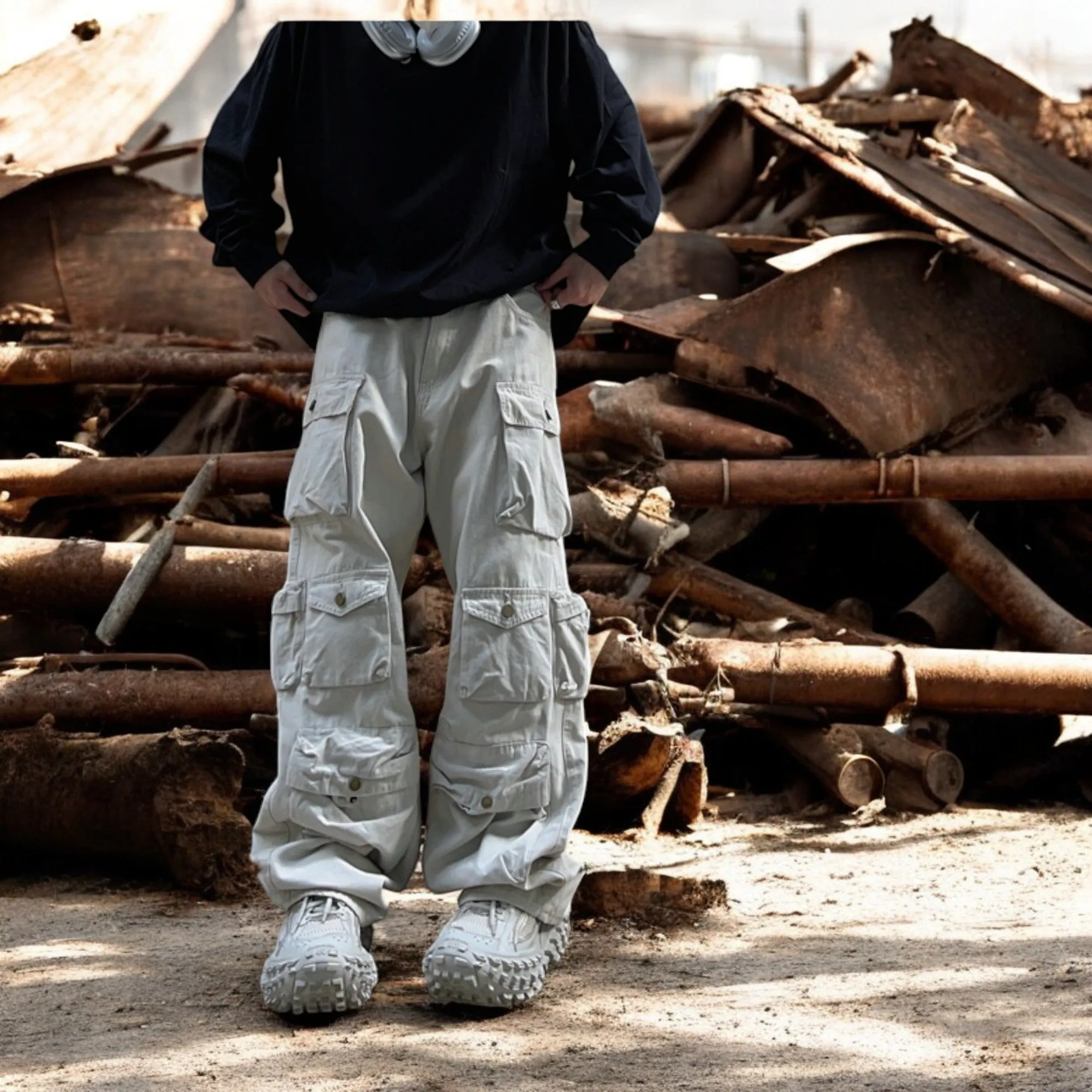 Multi Pocket Cargo Pants