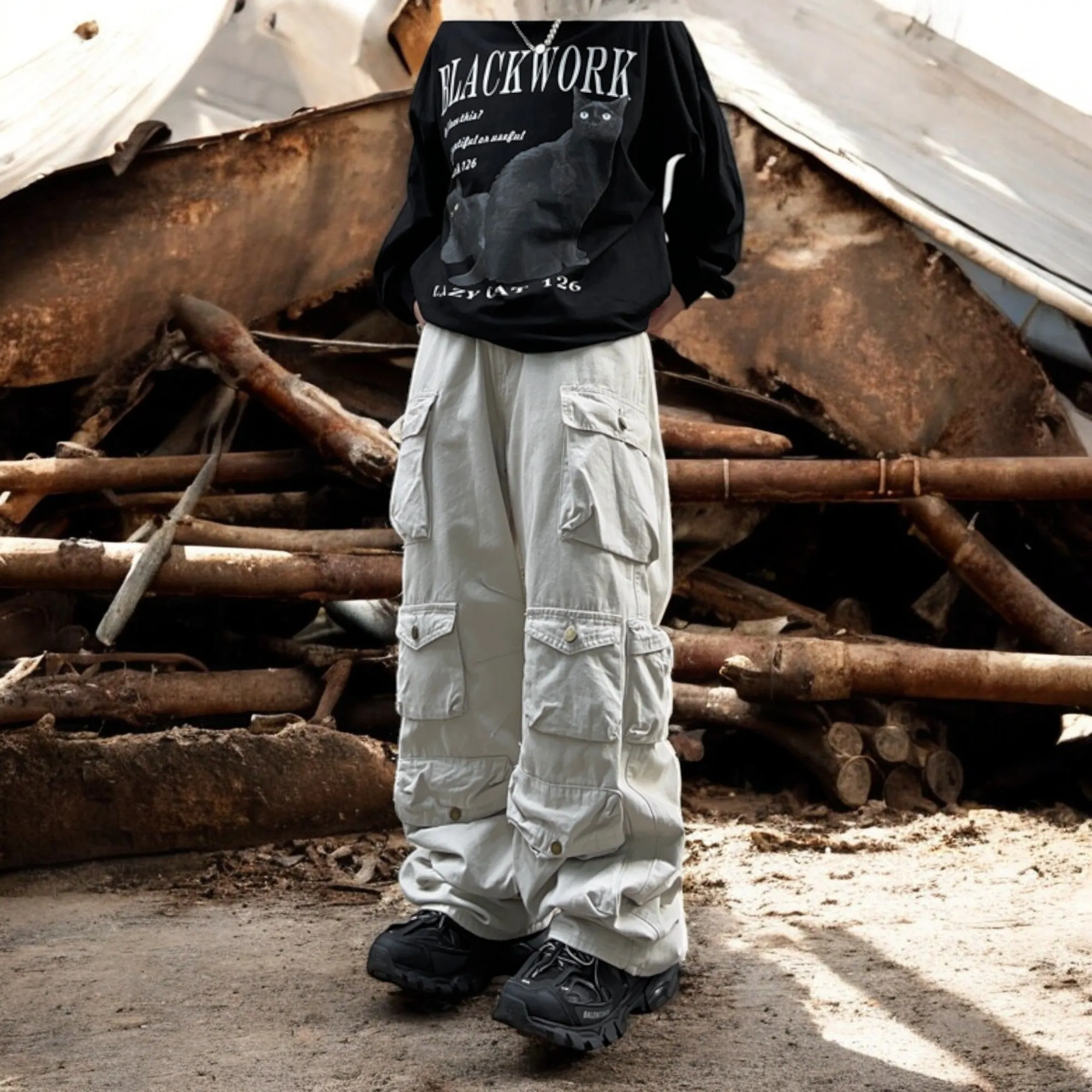 Multi Pocket Cargo Pants