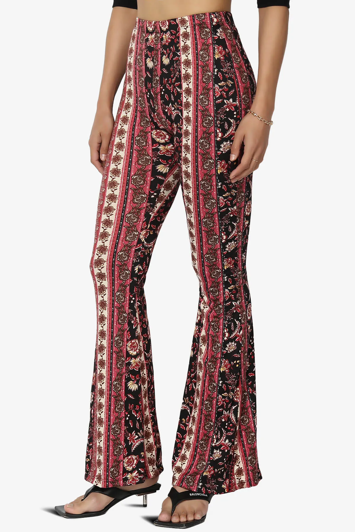 Mumu Tribal Jersey Flare Pants