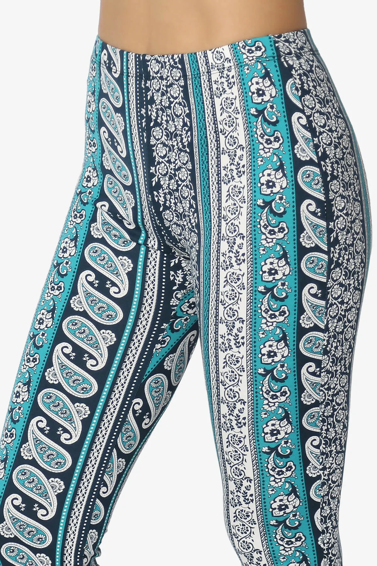 Mumu Tribal Jersey Flare Pants
