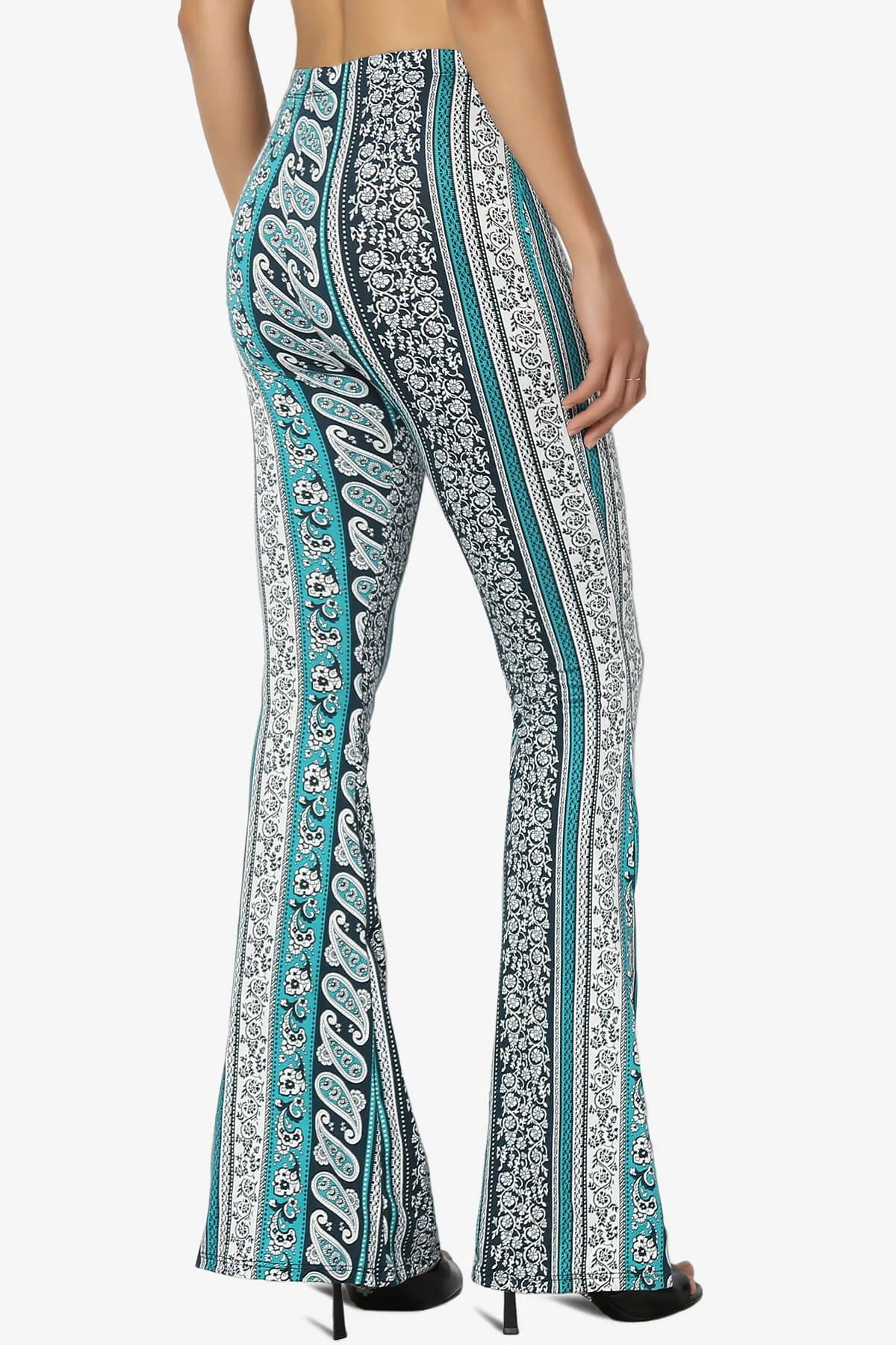 Mumu Tribal Jersey Flare Pants