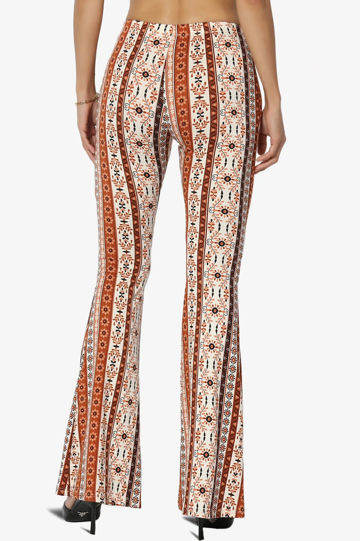 Mumu Tribal Jersey Flare Pants