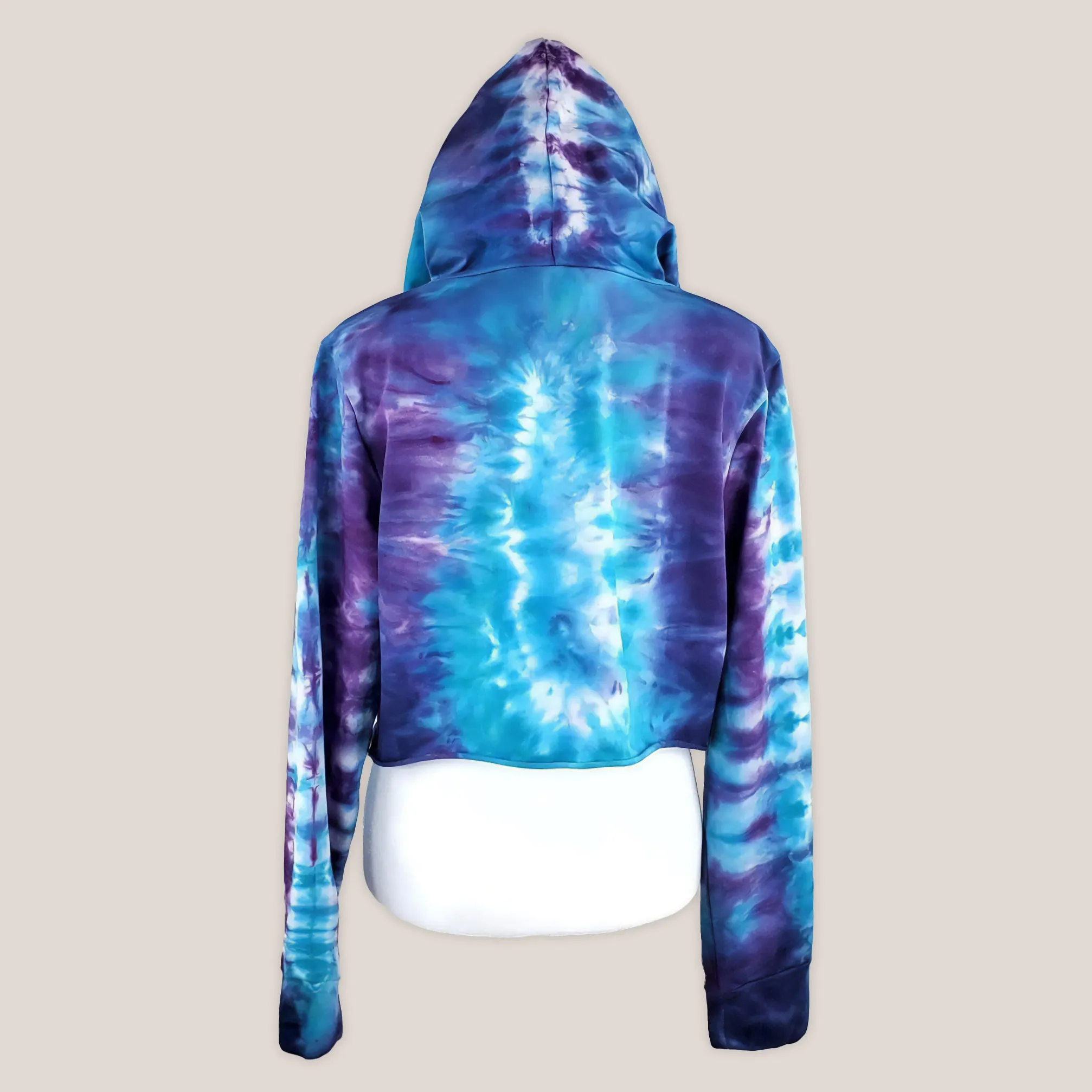 Mystic Tie Dye Hoodie Crop Top