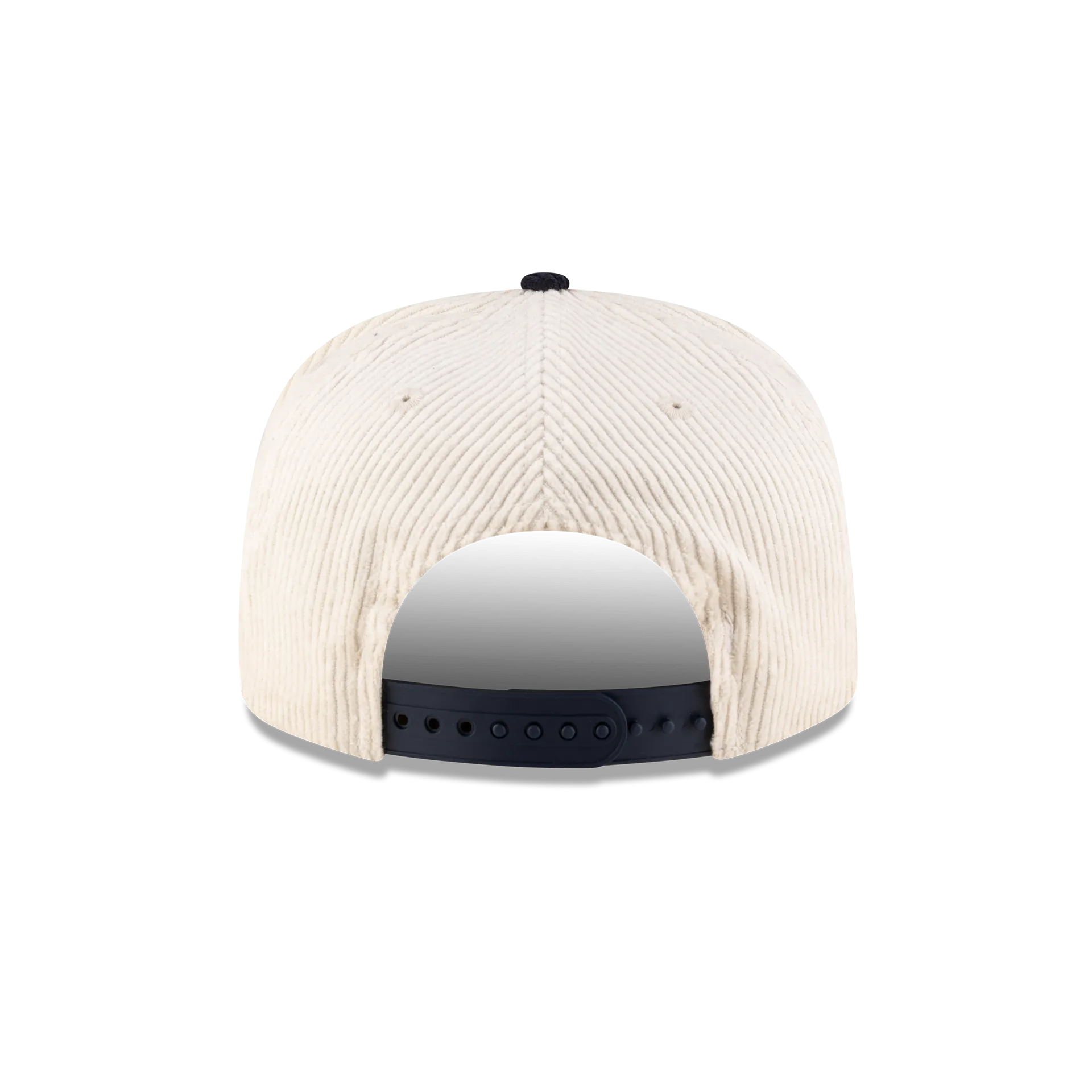 New Era Branded Paragon Corduroy Chrome White 9FIFTY Split Panel Snapback Hat