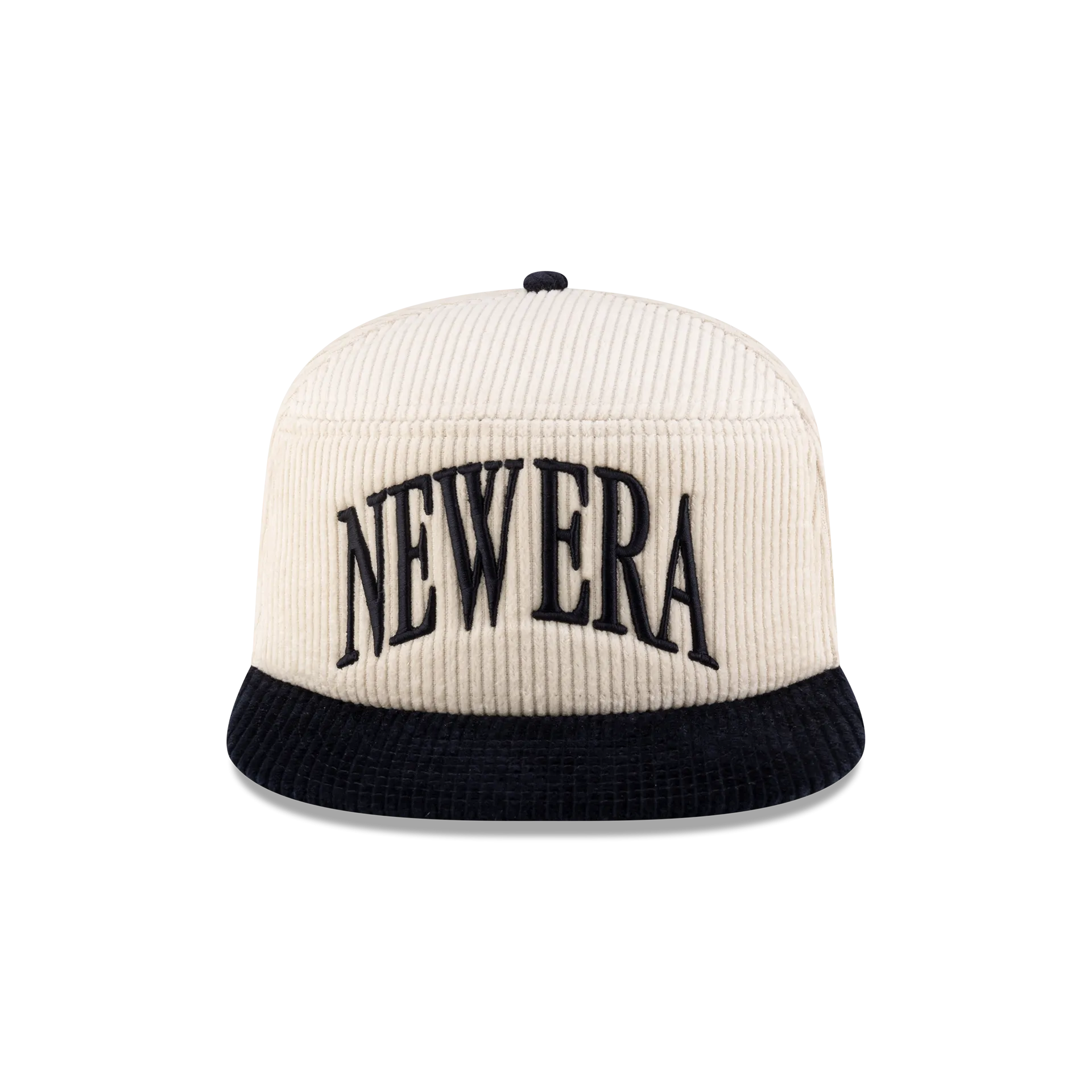 New Era Branded Paragon Corduroy Chrome White 9FIFTY Split Panel Snapback Hat