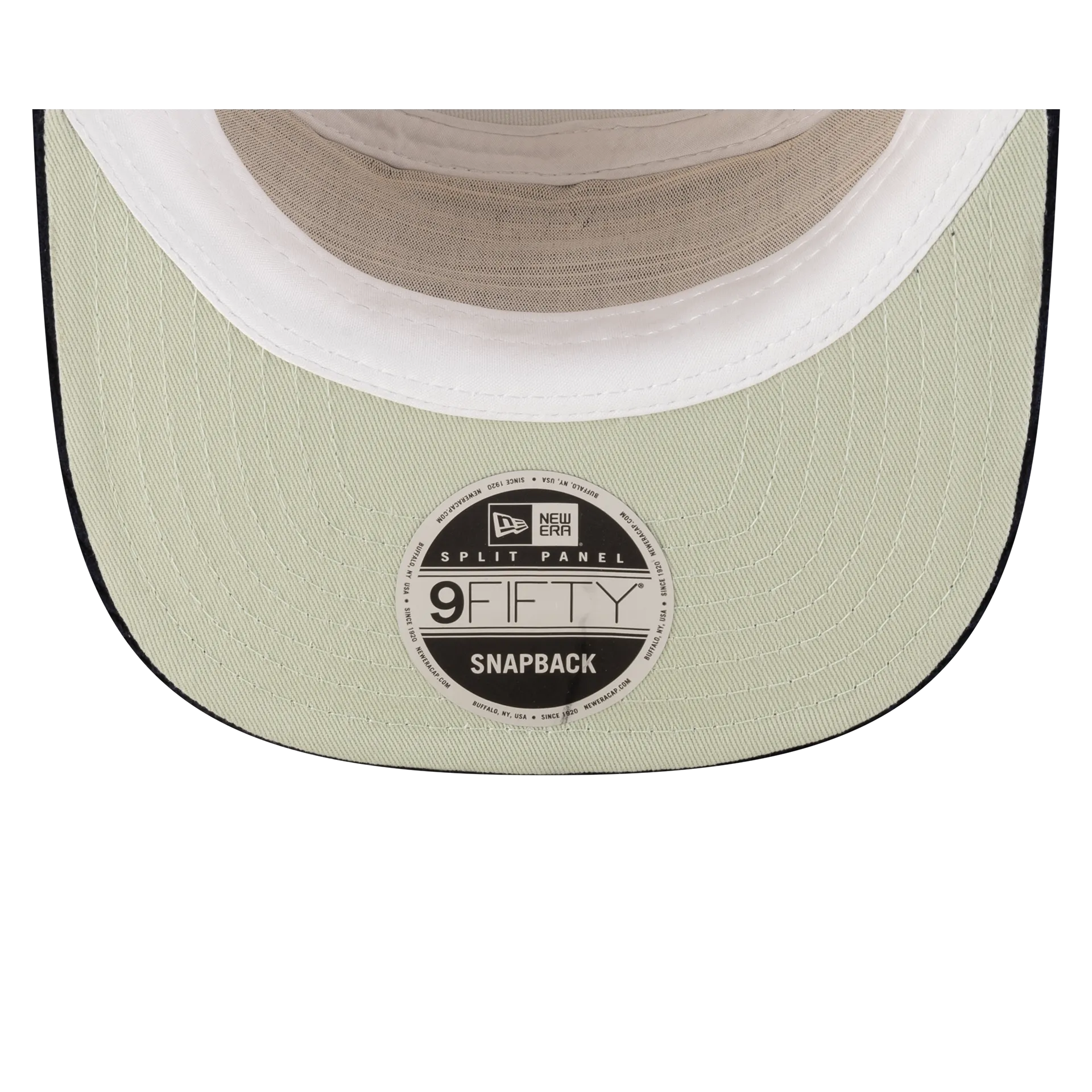 New Era Branded Paragon Corduroy Chrome White 9FIFTY Split Panel Snapback Hat