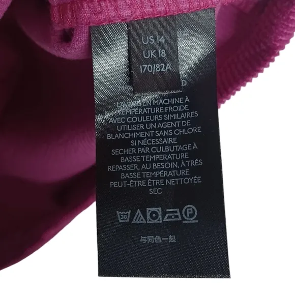 NEW PILCRO ANTHROPOLOGIE Magenta Pink Corduroy Button Fly Pencil Skirt 14