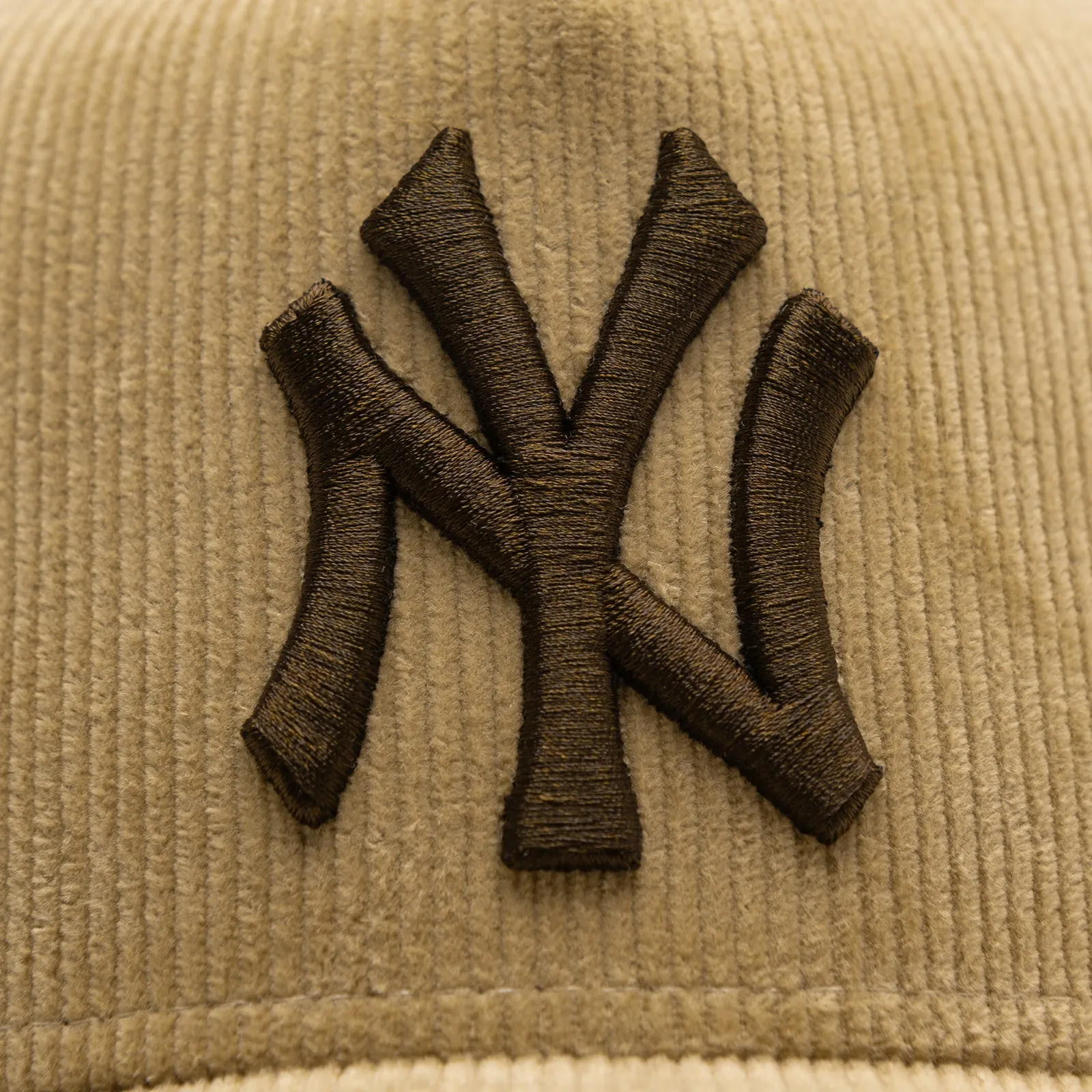 New York 9Forty Camel Cord A-Frame Snapback - Beige