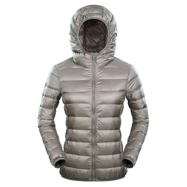 NewBang Brand 7XL 8XL Down Jacket Women Hooded Ultra Light Down Jacket Women Plus Feather Winter Thin Warm Windbreaker Coats