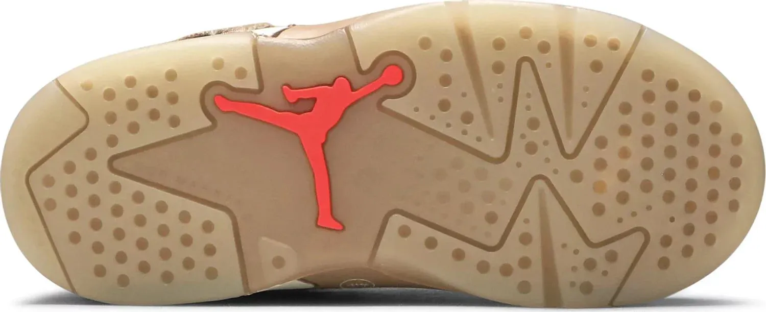 Nike Jordan 6 Retro Travis Scott British Khaki Kids (TD) DH0692-200