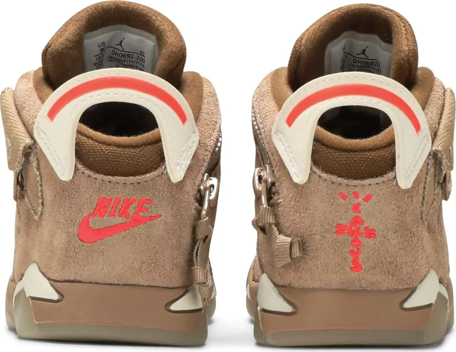 Nike Jordan 6 Retro Travis Scott British Khaki Kids (TD) DH0692-200