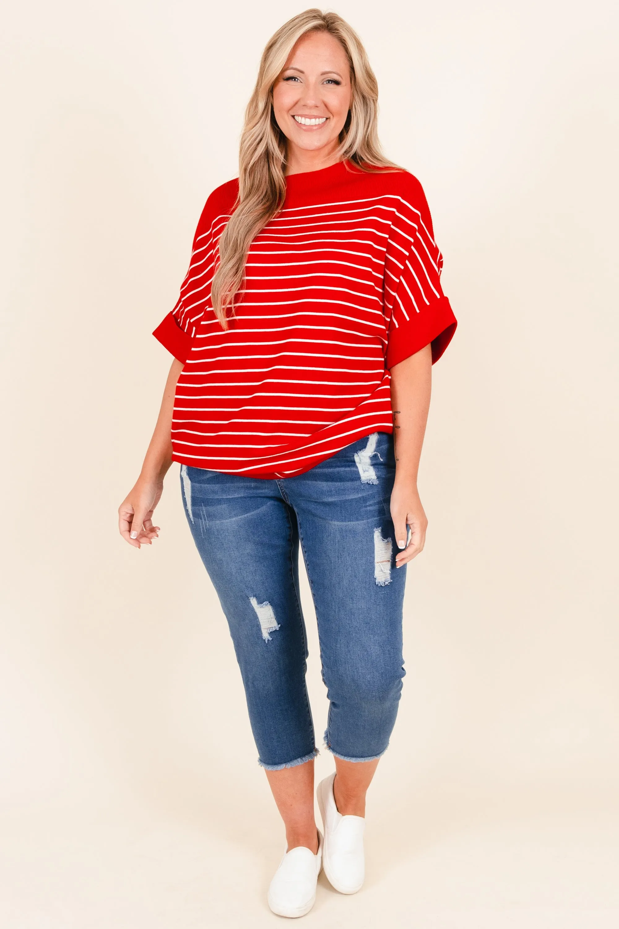 No Matter What Capris, Medium Wash