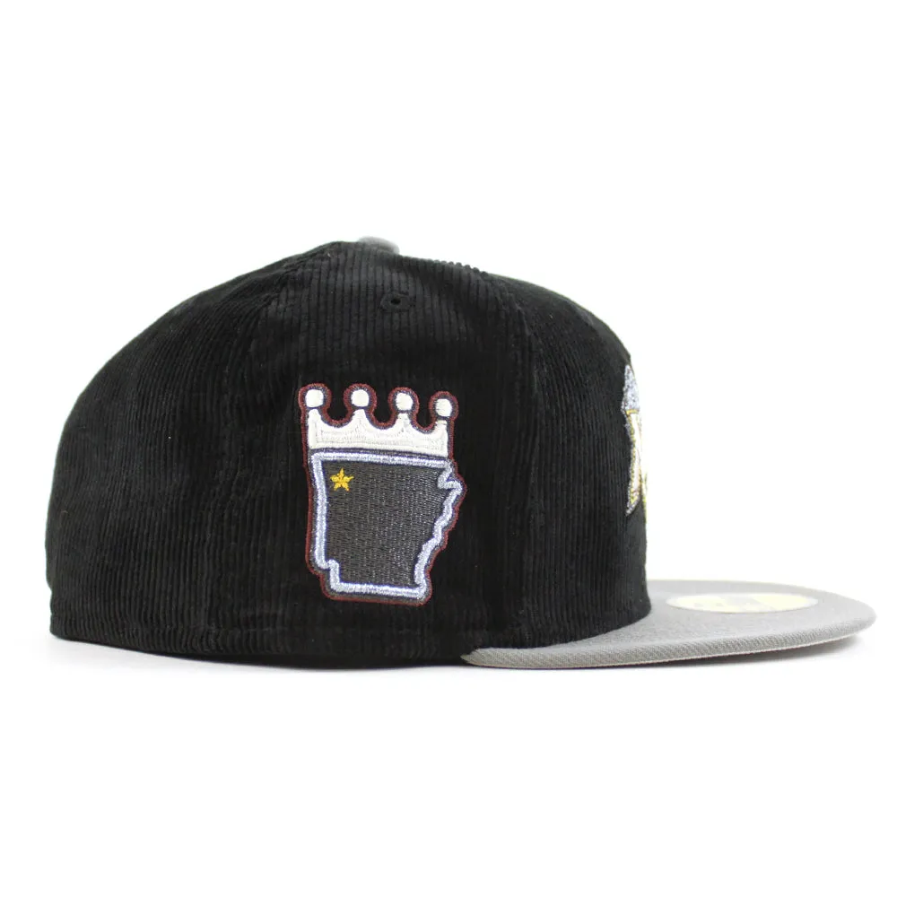 NORTHWESTERN ARKANSAS NATURALS New Era 59Fifty Fitted Hat (Corduroy Misty Morning and Gray Under Brim)