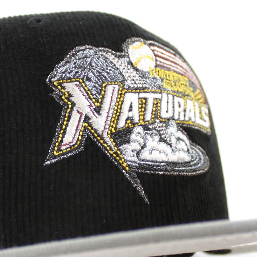 NORTHWESTERN ARKANSAS NATURALS New Era 59Fifty Fitted Hat (Corduroy Misty Morning and Gray Under Brim)