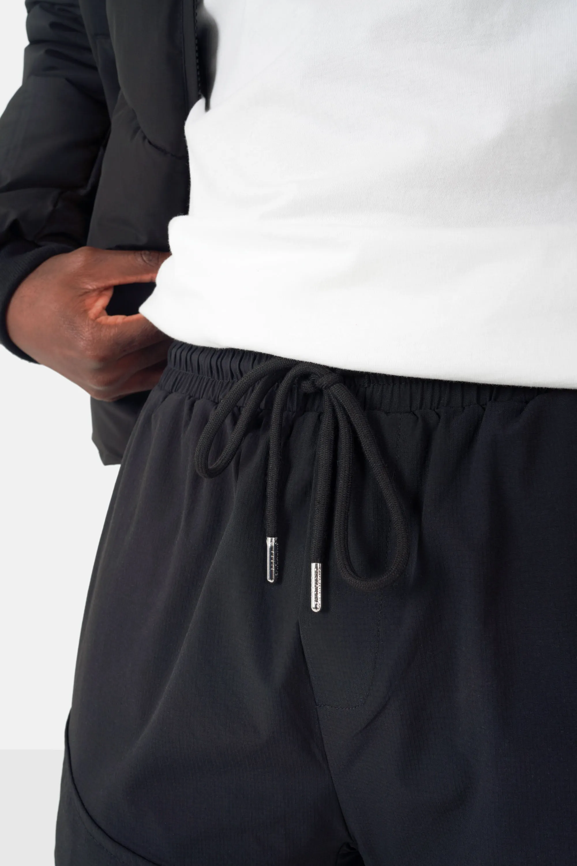NYLON TECH PANTS 25150-BLAC
