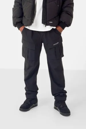 NYLON TECH PANTS 25150-BLAC