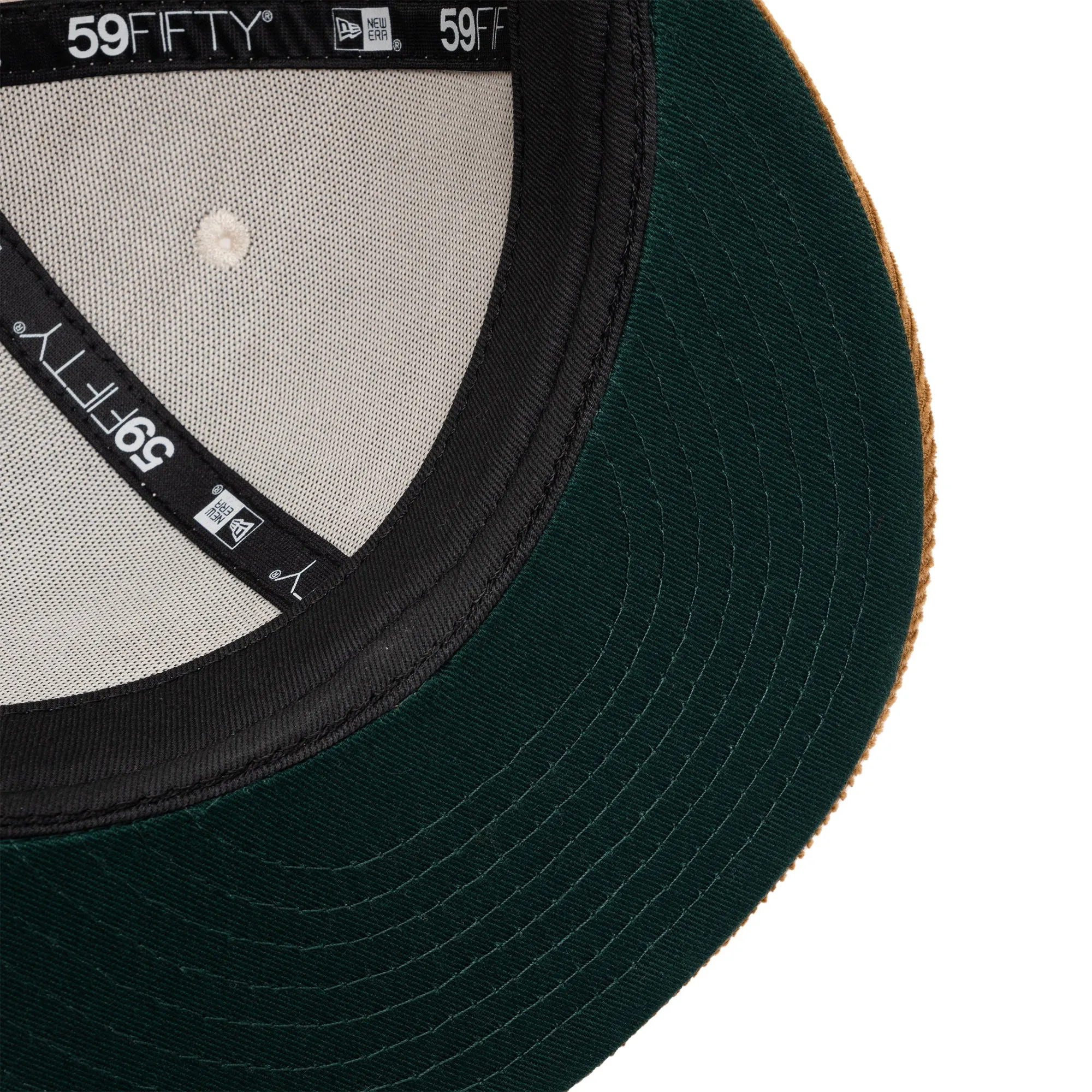 Oakland A's Cord Visor 89 WS Tan