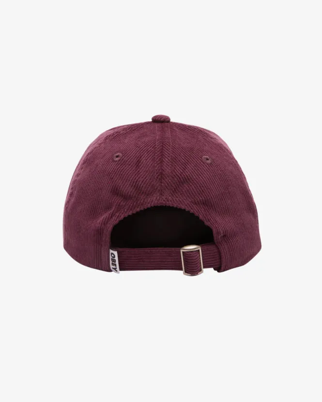 Obey Corduroy 6 Panel Strapback