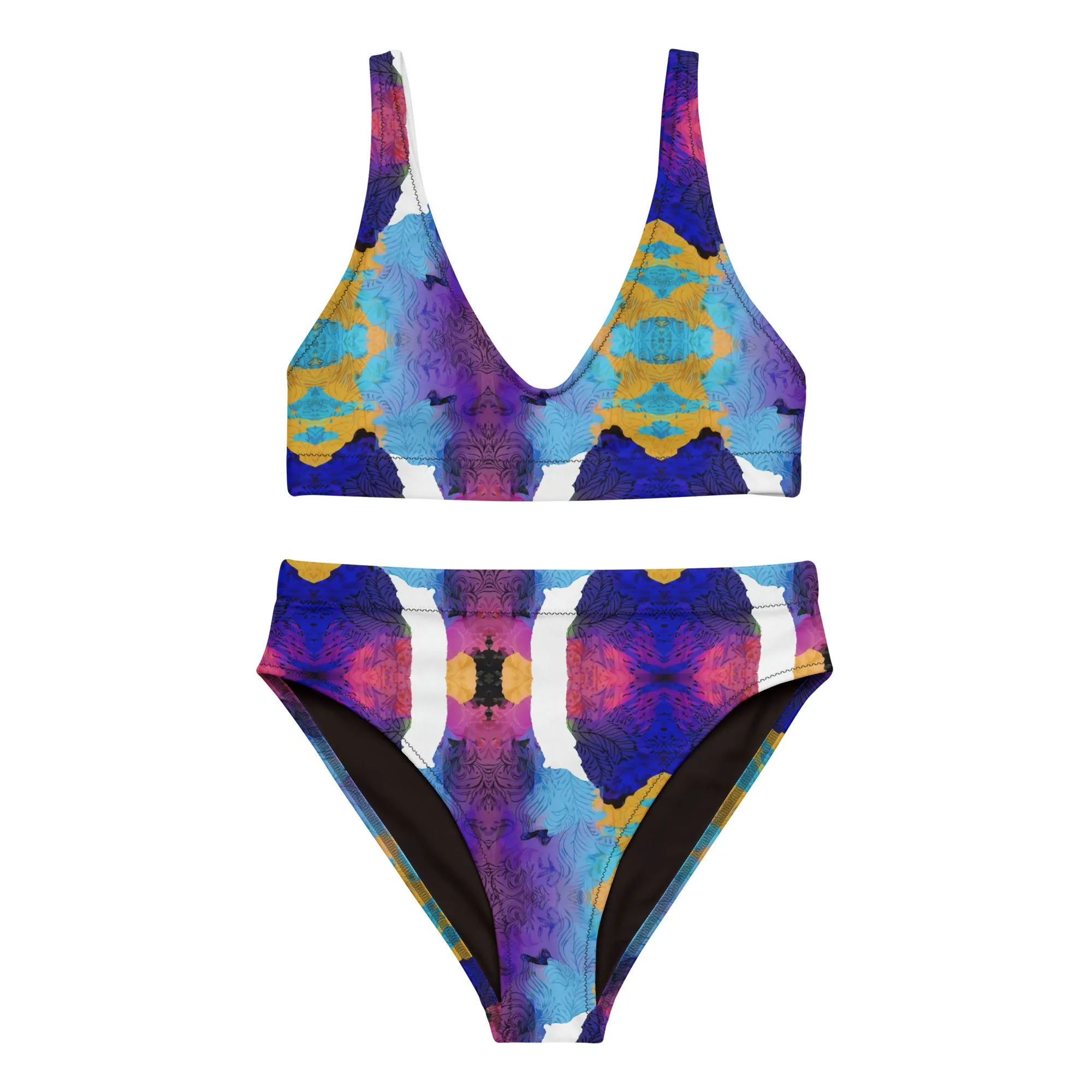 Ocean Mirage high-waisted bikini