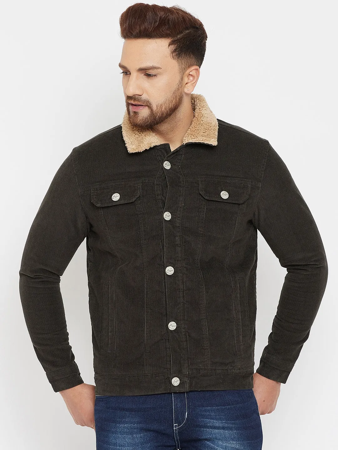 Olive Corduroy Jacket