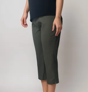 Olive Stretch Capri